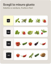 Carica l'immagine nel visualizzatore di Gallery, Praknu 3 Sacchi per Piante 15 L in Tessuto non Tessuto – Vasi da Orto Erbe