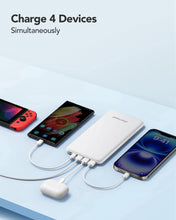 Carica l'immagine nel visualizzatore di Gallery, Charmast Power Bank 26800mAh, Ultra Sottile Caricatore Portatile Nero