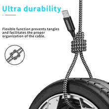 Carica l'immagine nel visualizzatore di Gallery, Cavo Micro USB [2M] Micro USB Cable 3A Ricarica Rapida Cavo Android Cavo