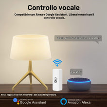 Carica l'immagine nel visualizzatore di Gallery, Termometro igrometro WiFi Intelligente, sensore di Temperatura e umidità Bluetooth per Interni ed Esterni, Alexa/Google 