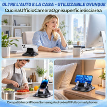 Carica l'immagine nel visualizzatore di Gallery, BSOON Supporto per telefono cellulare girevole a 360° per auto, blocco automatico, supporto per telefono da cruscotto co