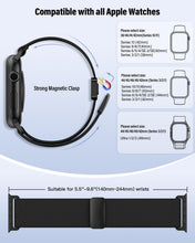 Carica l'immagine nel visualizzatore di Gallery, Cinturino Nylon Compatibile con Cinturino Apple Watch 44mm 45mm 46mm 49mm