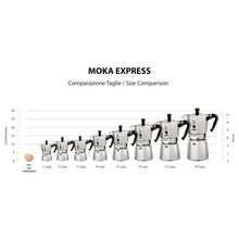 Carica l'immagine nel visualizzatore di Gallery, Bialetti Caffettiera Moka Express, Manico anti scottatura, Non adatta a induzione, 1 Tazze (60 ml), Alluminio