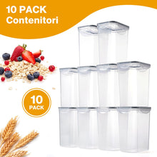 Carica l'immagine nel visualizzatore di Gallery, YASHE Contenitori Ermetici per Alimenti, Contenitori per Alimenti, Plastica, con Coperchio, Contenitori Cucina di Cereal