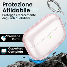 Carica l'immagine nel visualizzatore di Gallery, JETech Custodia Cover con Portachiavi per AirPods Pro 3, Rosa
