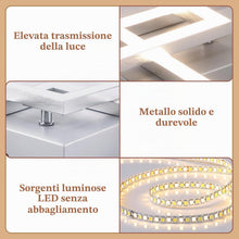 Carica l'immagine nel visualizzatore di Gallery, Homefire lampada da soffitto LED soggiorno design moderno 24W 4000K