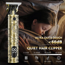 Carica l'immagine nel visualizzatore di Gallery, Tagliacapelli Uomo, LED Rasoio Elettrico Barba Macchinetta per Capelli Portatile Tagliacapelli Uomo Professionale Trimme