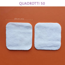 Carica l'immagine nel visualizzatore di Gallery, Cotton Plus QUADROTTI Dischetti Struccanti quadrati 100% Puro Cotone 50 pz.
