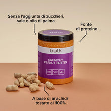 Carica l'immagine nel visualizzatore di Gallery, Bulk Burro di arachidi, croccante, 1 kg