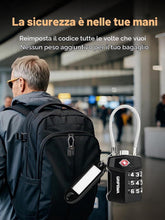 Carica l'immagine nel visualizzatore di Gallery, GRIFEMA GA1006 Lucchetto TSA Combinazione 3 Cifre – Per Valigie da Viaggio