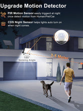 Carica l'immagine nel visualizzatore di Gallery, Luce Solare Led Esterno con Sensore di Movimento [228LED/3Modes] Luci Solari da Esterno con Telecomando, IP65 Impermeabi