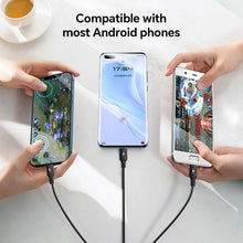 Carica l'immagine nel visualizzatore di Gallery, tigratigro Multi Cavo di Ricarica, 3 in 1 Multiplo Cavetto [1.2M] Multiplo Cavetto con 3 Cavo Nylon USB Tipo C, con Adat