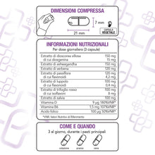Carica l'immagine nel visualizzatore di Gallery, Integratore Menopausa Completo con Trifoglio Rosso PiùLife, 180 Capsule