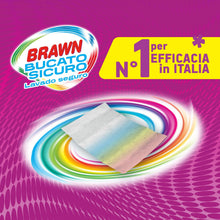 Carica l'immagine nel visualizzatore di Gallery, Brawn Bucato Sicuro Foglietti Acchiappacolore, Con Agenti Inibitori Cattura le Tinte e i Colori, Confezione da 80 Foglie