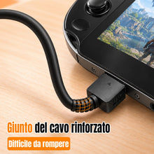 Carica l'immagine nel visualizzatore di Gallery, Cavo Ricarica e Dati per Sony PS Vita 1000 PSVita OLED 1.2m