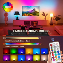 Carica l'immagine nel visualizzatore di Gallery, 4 Pezzi 5W Lampada a LED Multi-color Dimmabile a Più Color Dimmabile Con Il Bulbo Che Cambia Il Colore Di Tipo a Vite E2