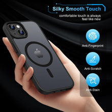 Carica l'immagine nel visualizzatore di Gallery, Cover Custodia Magnetica per iPhone 13 / iPhone 14, Nero