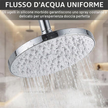 Carica l'immagine nel visualizzatore di Gallery, 100 Pezzi Ugelli in Silicone per Soffione Doccia, Ricambi Universali per Riparazione Soffione in Acciaio Inox, per Foro 