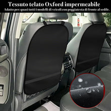 Carica l'immagine nel visualizzatore di Gallery, 2 pezzi protezione schienale auto impermeabile Oxford, coprisedile auto, protezione anti-calci per bambini e cani