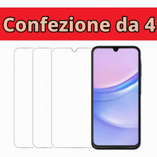Carica l'immagine nel visualizzatore di Gallery, Confezione da 4 pellicole protettive per Samsung Galaxy A18, A17, A16 e A26