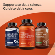 Carica l'immagine nel visualizzatore di Gallery, Nutravita Ashwagandha Bio 500mg - 60 Capsule - Bio Certificata Ashwaganda