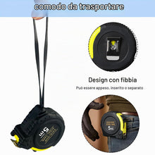 Carica l'immagine nel visualizzatore di Gallery, Gentpovth 2 pezzi 5m Metro a nastro professionale robusto con Rivestimento in Gomma Antishock, Metrica inglese flessomet