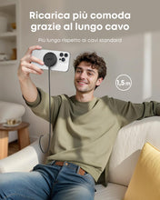 Carica l'immagine nel visualizzatore di Gallery, Anker Zolo Caricatore Pad Wireless iPhone Magnetico 15W Certificato Qi2