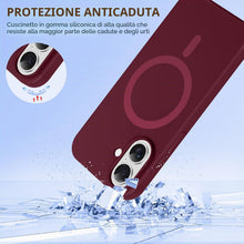 Carica l'immagine nel visualizzatore di Gallery, Coiwxmoi Magnetica Cover per iPhone 17 con Cordino Regolabile, [Compatibile con MagSafe] Custodia con Collana Tracolla L