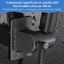 Carica l'immagine nel visualizzatore di Gallery, Supporto Soffione Doccia, Regolabile Ricambio Porta per Doccetta con Angolo Adesivo, Impermeabile Supporto per Doccia Re