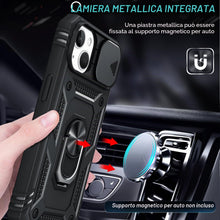 Carica l'immagine nel visualizzatore di Gallery, LeYi Cover per iPhone 13 con Vetro Temperato [2 Pack](Nero)