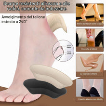 Carica l'immagine nel visualizzatore di Gallery, Cuscinetti Tallone, Protezioni per Tallone per Scarpe, Cuscinetti per Tallone con Inserti in Spugna, Protezioni Tallone 