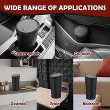 Carica l'immagine nel visualizzatore di Gallery, Pattumiera per Auto con Coperchio, Mini Cestino Auto con 8 Rotoli Sacchetti, Impermeabile Antiodore Leakproof Portatile,