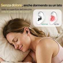 Carica l'immagine nel visualizzatore di Gallery, Tappi Orecchie per Dormire, Tappi per Orecchie Antirumore in Silicone