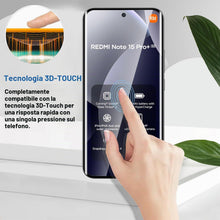 Carica l'immagine nel visualizzatore di Gallery, 3D Vetro Temperato per Xiaomi Redmi Note 15 Pro Plus 5G, 2+2 Pezzi Pellicola Prottetiva con Pellicola Fotocamera Anti Gr