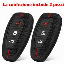 Carica l'immagine nel visualizzatore di Gallery, Yosemy 2 Custodie in Silicone per Chiave dell'Automobile Compatibili con Ford a 3 Tasti (Solo Keyless Go) – Custodia in 
