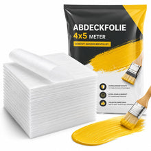 Carica l'immagine nel visualizzatore di Gallery, 6x Teli Copritutto 4x5m – 120m² Totali – Telo Protettivo Extra Resistente e Trasparente per Pittura, Ristrutturazioni e 