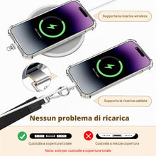 Carica l'immagine nel visualizzatore di Gallery, MoKo Laccio per cellulare con portafoglio RFID, nero