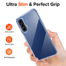 Carica l'immagine nel visualizzatore di Gallery, iVoler Cover Trasparente Anti Ingiallimento per Samsung Galaxy A18 / A17 4G / 5G con 2 Pezzi Pellicola Vetro Temperato, 