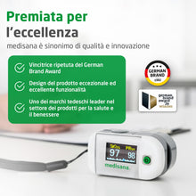 Carica l'immagine nel visualizzatore di Gallery, Medisana PM 100 pulsossimetro da dito, pulsometro professionale