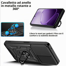 Carica l'immagine nel visualizzatore di Gallery, KUSINHOKA Cover per Oppo A6 5G/4G/A6x 5G/4G con 2 Pezzi Vetro Temperato, [Protezione Fotocamera Slide] Anti-Graffio Cust