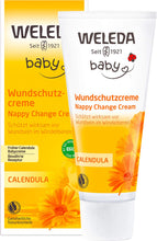 Carica l'immagine nel visualizzatore di Gallery, Weleda Baby Crema Protettiva Calendula, per cambio pannolino, lenisce e protegge, con estratti di calendula e ossido di 