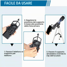 Carica l'immagine nel visualizzatore di Gallery, SOLOMARK Grande formato universale per telefono adattatore fotocamera per cannocchiale/telescopio/microscopio/binocolo F