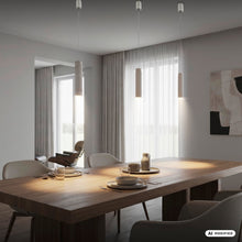 Carica l'immagine nel visualizzatore di Gallery, BRILONER - Lampadario a sospensione LED a batteria, touch, dimmerabile, regolabile in altezza, bianco caldo, senza presa