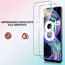 Carica l'immagine nel visualizzatore di Gallery, Pnakqil 2 Pezzi Pellicola Protettiva Vetro Temperato per Realme 8/8 Pro 4G, 2 Pezzi HD Protettiva, Durezza 9H Anti-Graff