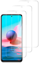Carica l'immagine nel visualizzatore di Gallery, Vetro Temperato per Xiaomi Redmi Note 10 / Redmi Note 10 5G / Redmi Note 10S [3 Pezzi] Vetrino Protettivo Pellicola Prot