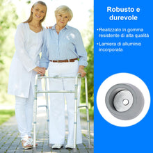 Carica l'immagine nel visualizzatore di Gallery, supregear Walker Tips, 4 Pezzi Puntali di Ricambio Universali per Deambulatori con Albero da 28 mm Accessorio per Deambu