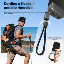 Carica l'immagine nel visualizzatore di Gallery, NOBIS Power Bank 20000mAh 45W Caricatore Portatile con Cavo C-C Staccabile