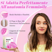 Carica l'immagine nel visualizzatore di Gallery, Robofun Disco mestruale, 2 pezzi (S+L) - Coppa mestruale riutilizzabile in silicone medico 100% per tutte le correnti, s