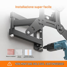 Carica l'immagine nel visualizzatore di Gallery, GRIFEMA GB1008-2 Supporto TV Parete 13-43", Staffa TV Muro Girevole