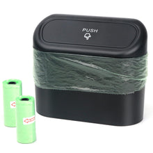 Carica l'immagine nel visualizzatore di Gallery, Einesin Pattumiera per Auto, Mini Cestino Portaoggetti per Auto con Coperchio e 40 Sacchetti Spazzatura, Piccolo Conteni